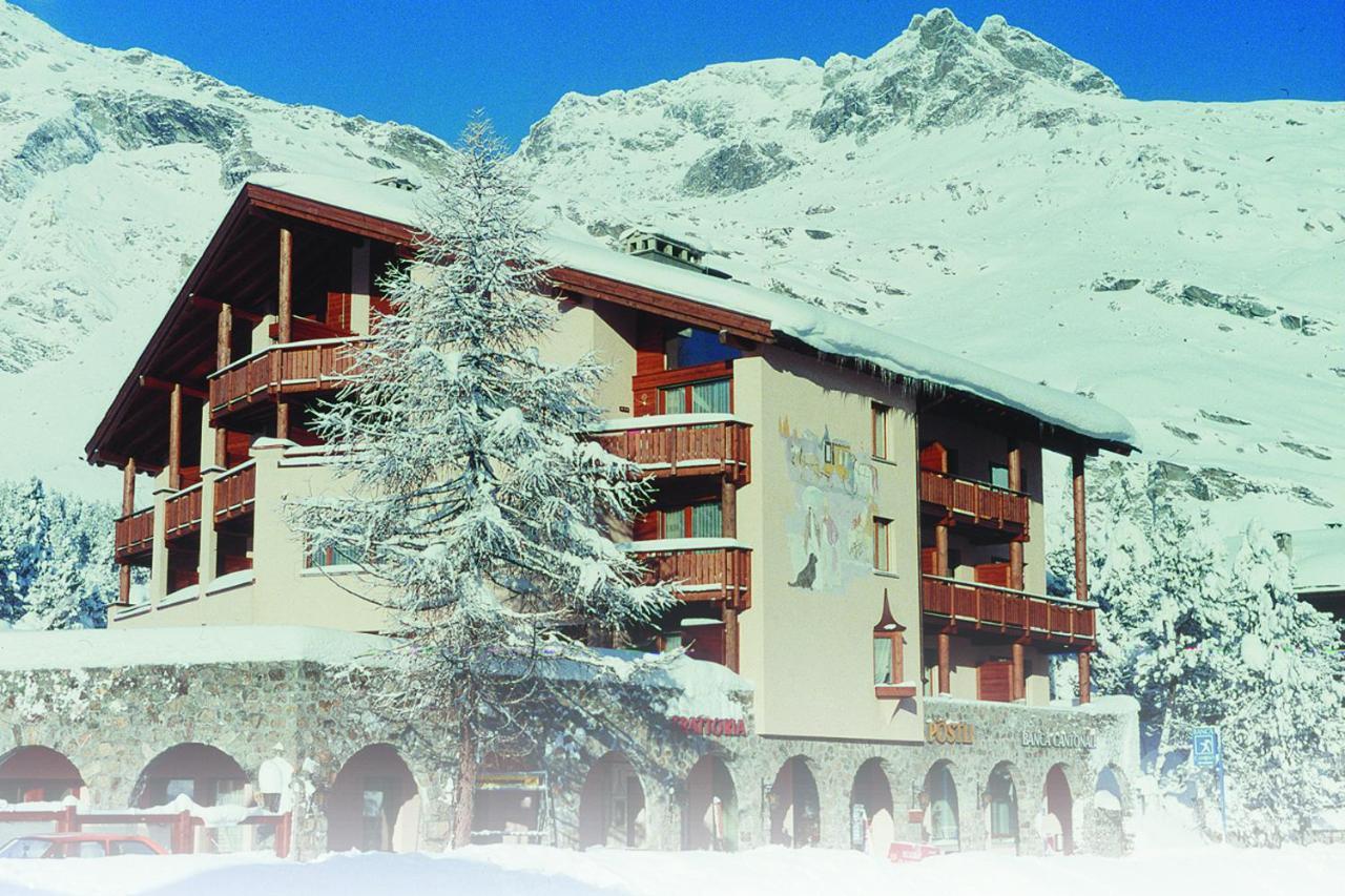 Hotel Poestli Maloja Esterno foto