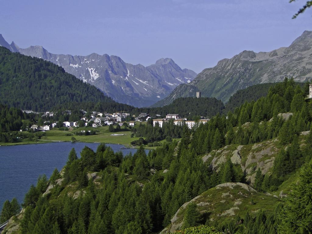 Hotel Poestli Maloja Esterno foto