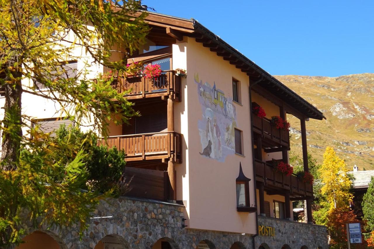 Hotel Poestli Maloja Esterno foto